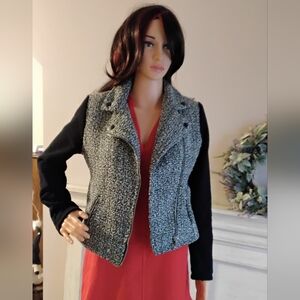 Stylish Black and Gray Teddy Jacket